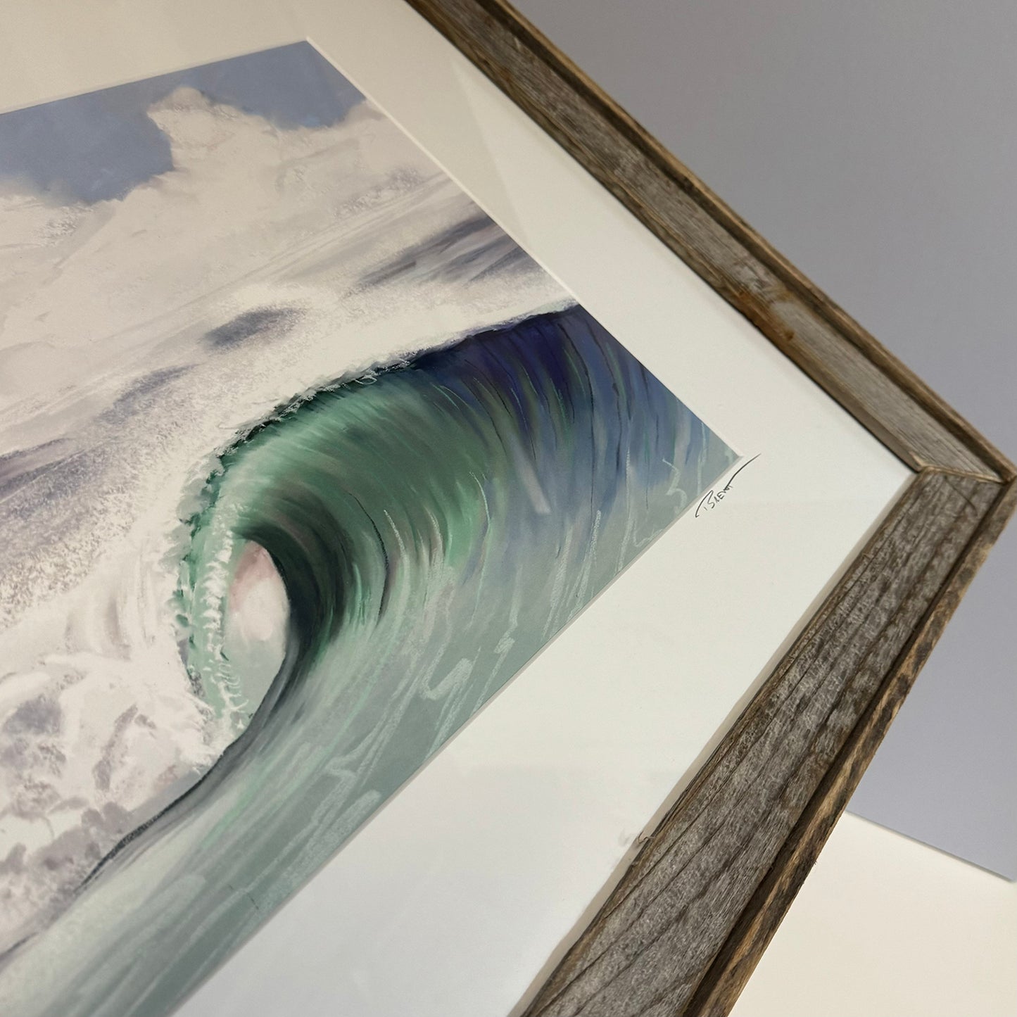 16" x 20" Framed Print: "Cloud Break" with Carlow Frame