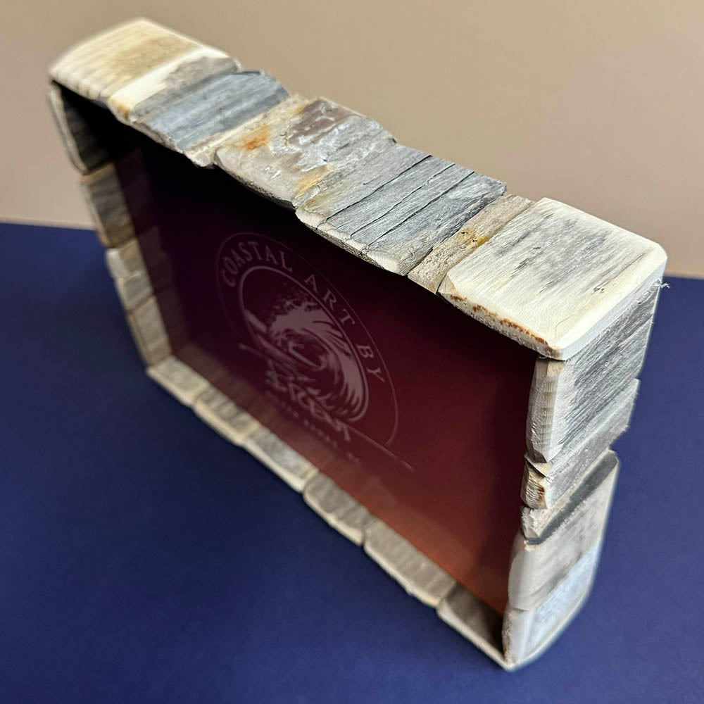 Box Frame Mini - Large: "Pelican Surfing"