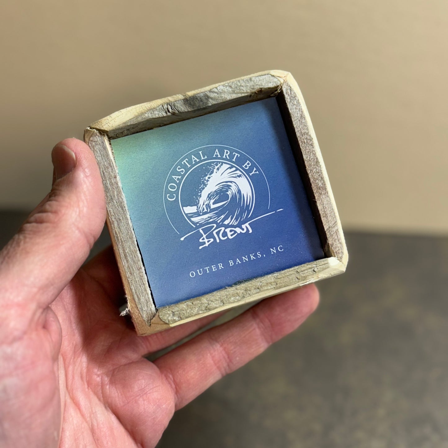 Box Frame Mini - Small "Blue Wave"