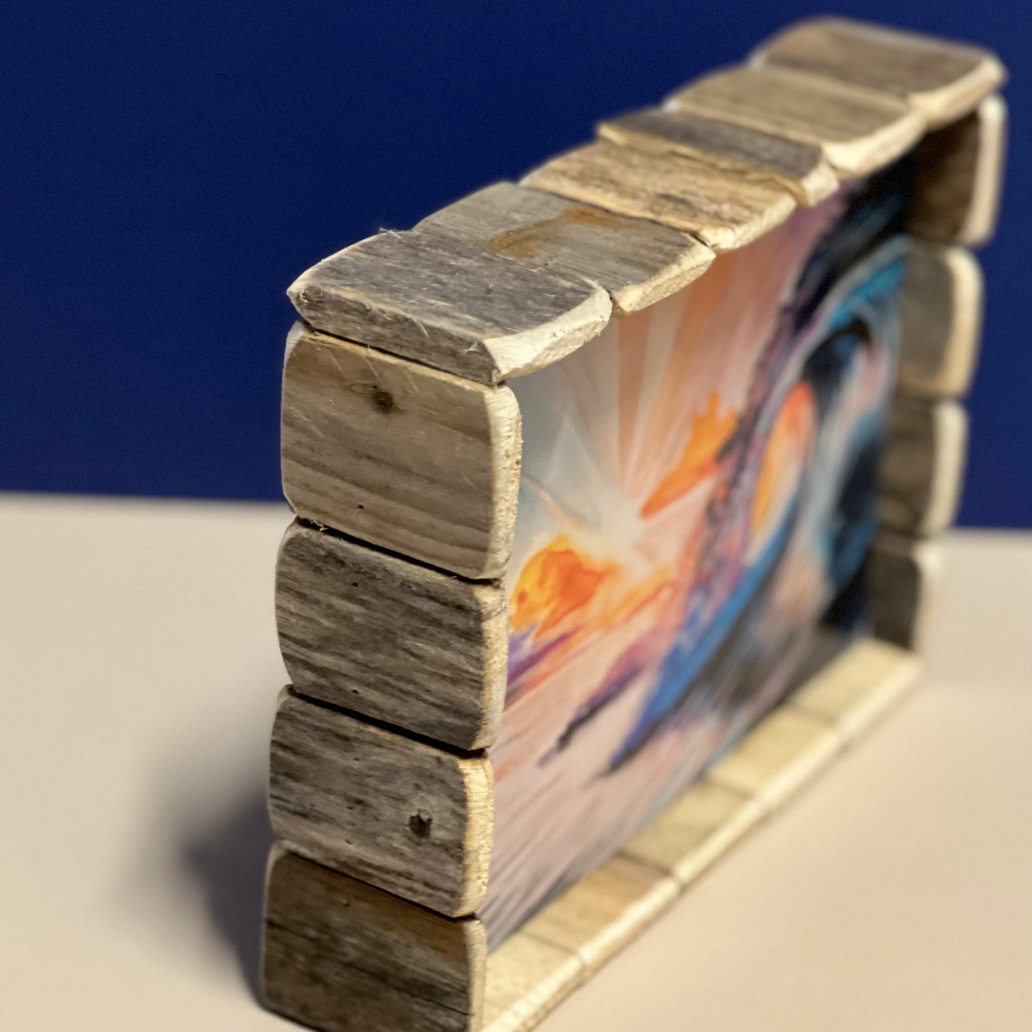 Box Frame Mini - Large: "Ava's Wave"