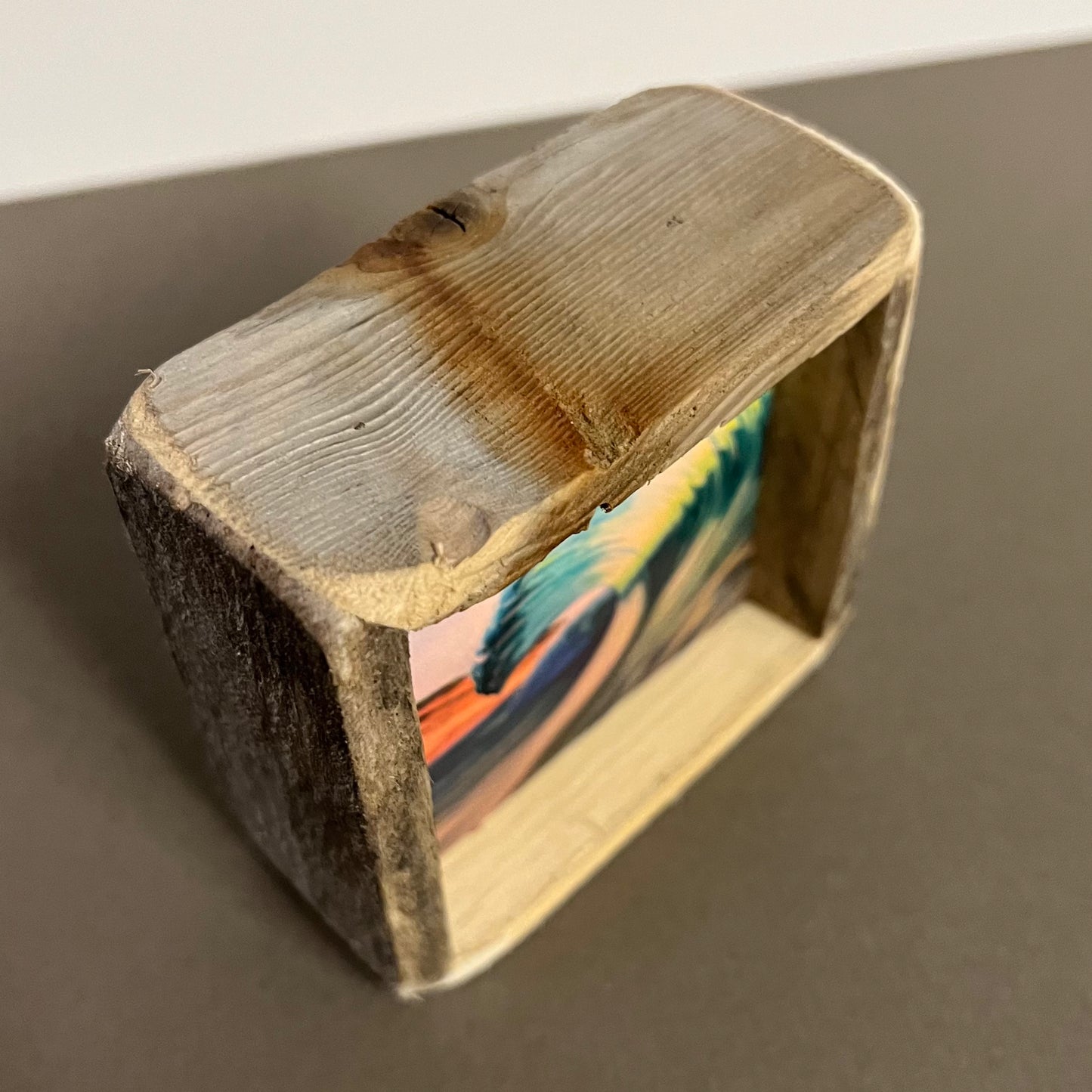 Box Frame Mini - Small "Summer Wave on Pea Island"