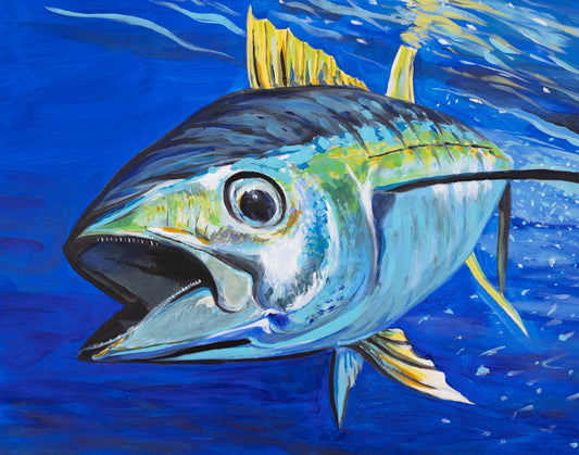 Print: (11x14") "Yellowfin Tuna"