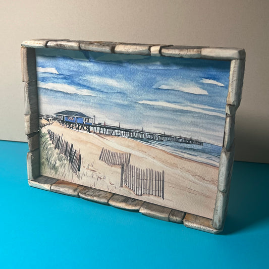 Box Frame Mini - Large: "Avon Pier #1"