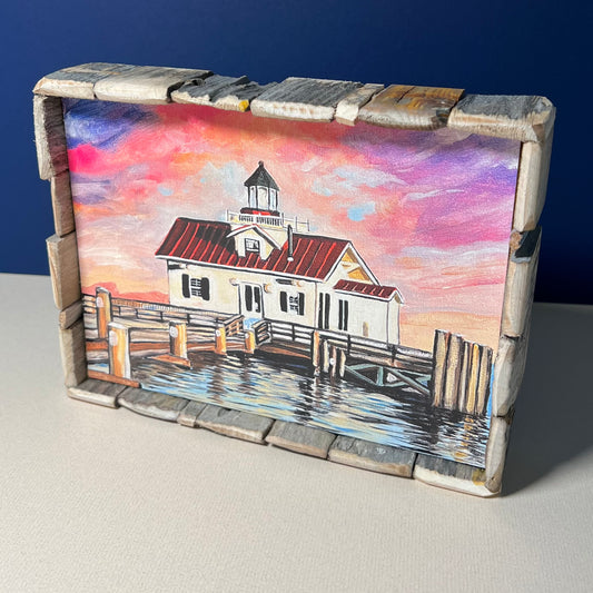 Box Frame Mini - Large: "Marshes Light #2"