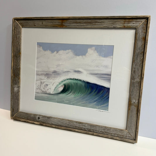 16" x 20" Framed Print: "Cloud Break" with Carlow Frame