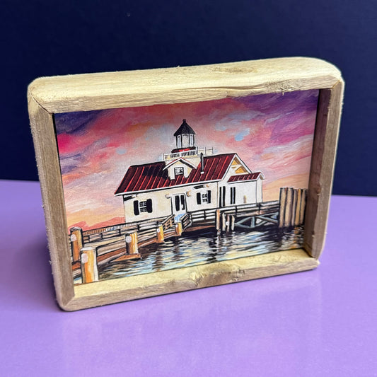 Box Frame Mini - Medium "Marshes Light at Sunrise" - 2