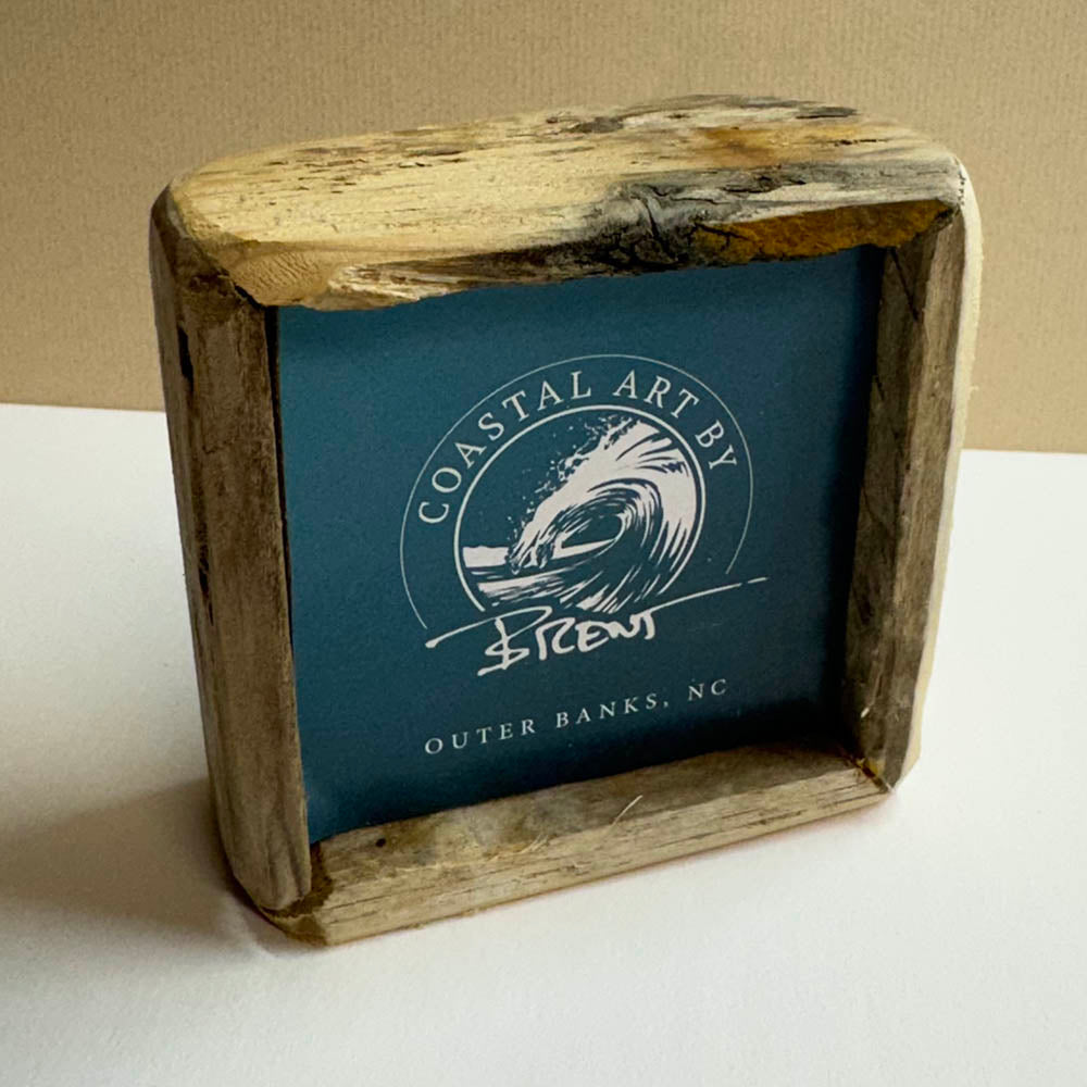 Box Frame Mini - Small "Turtle Over Reef"