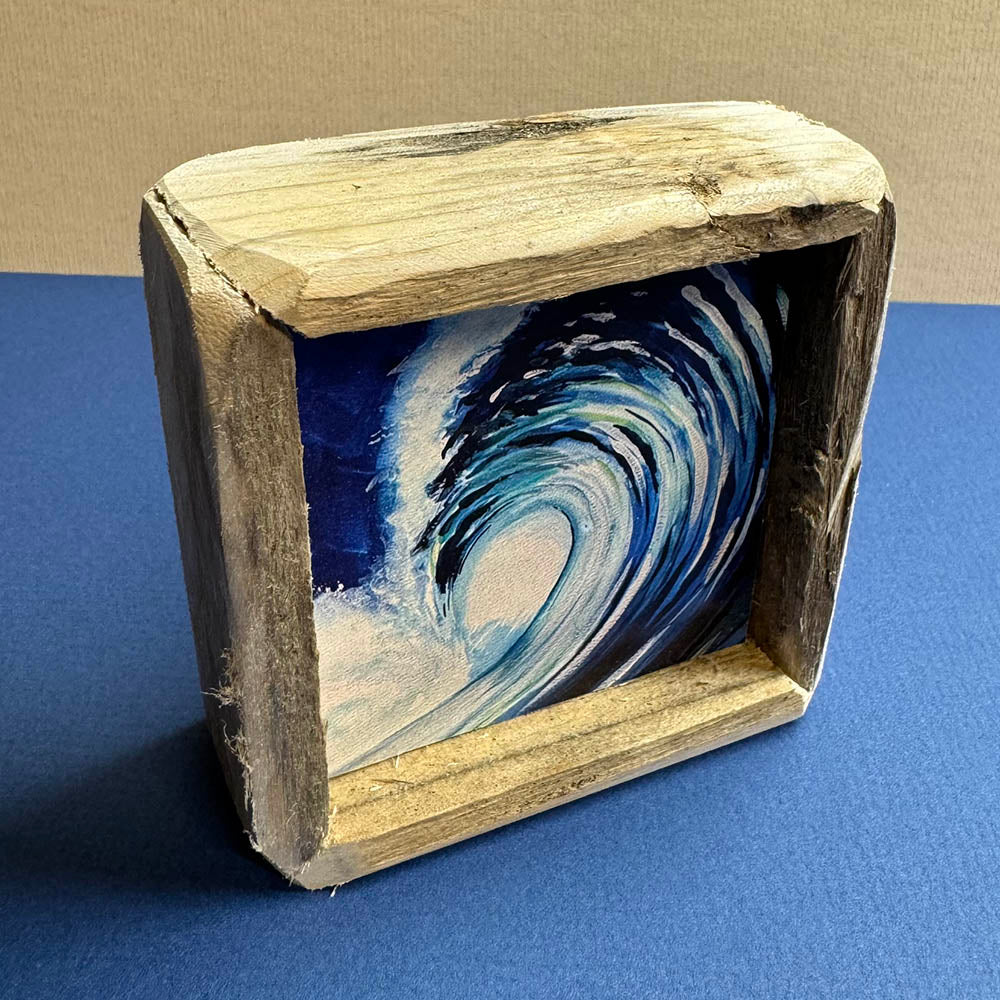 Box Frame Mini - Small "Blue Wave"