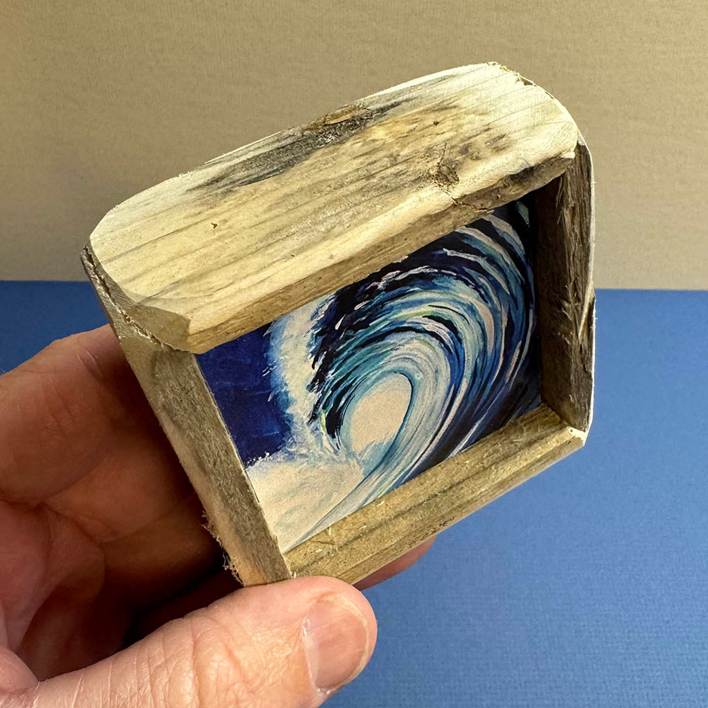 Box Frame Mini - Small "Blue Wave"