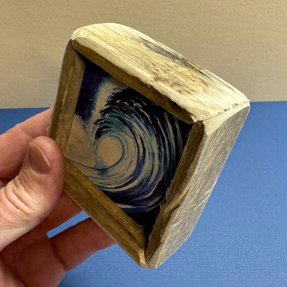 Box Frame Mini - Small "Blue Wave"