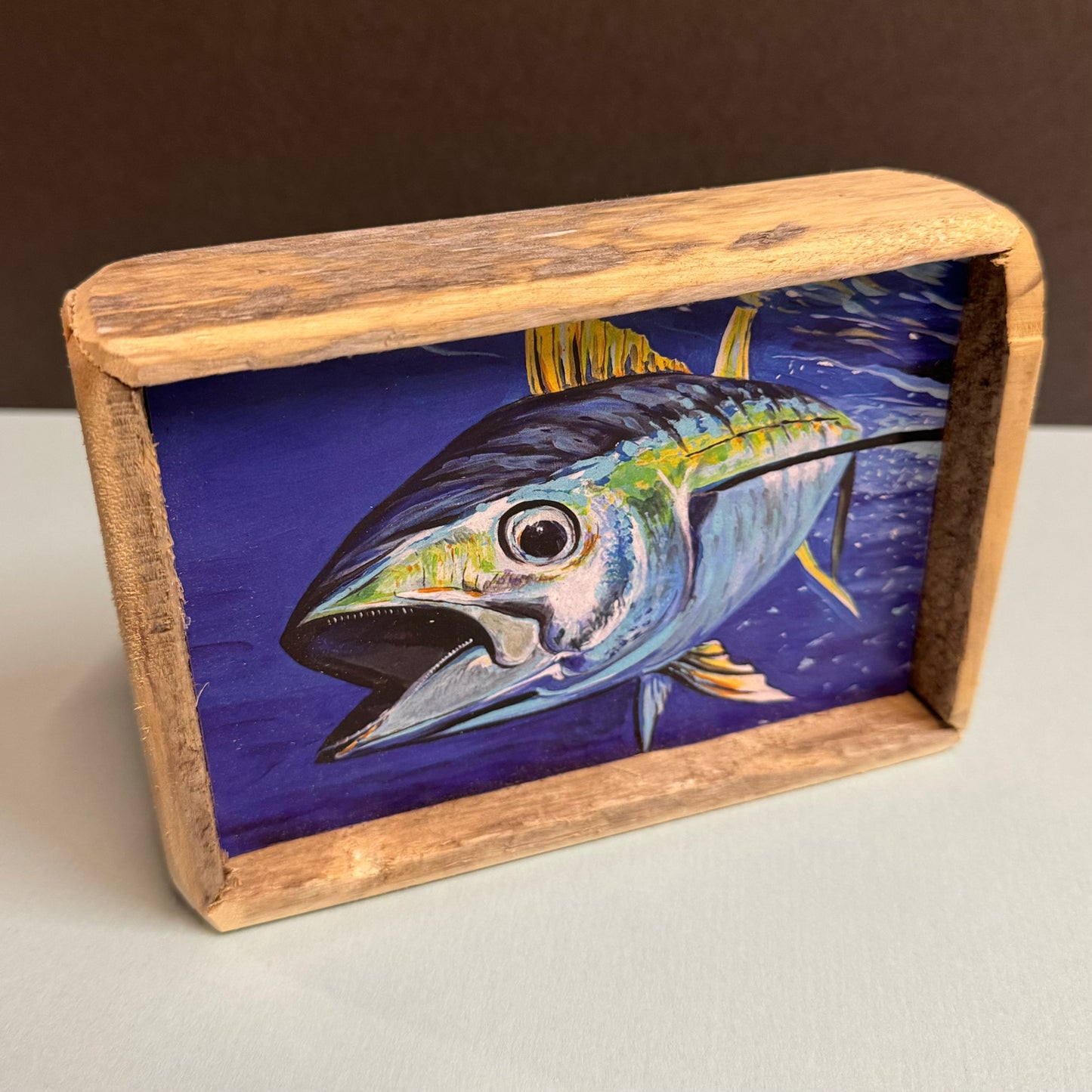 Box Frame Mini - Medium "Yellowfin Tuna Acrylic"