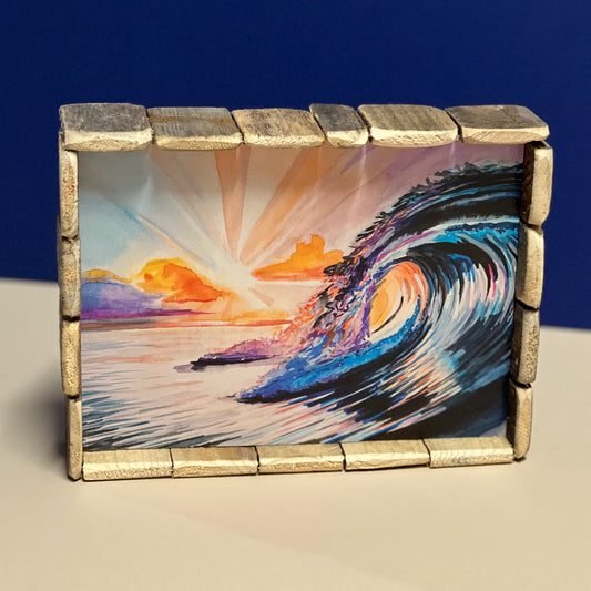 Box Frame Mini - Large: "Ava's Wave"