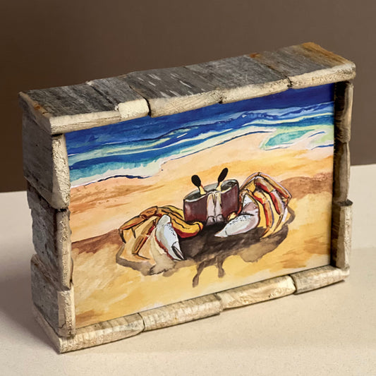 Box Frame Mini - Medium "Ghost Crab"